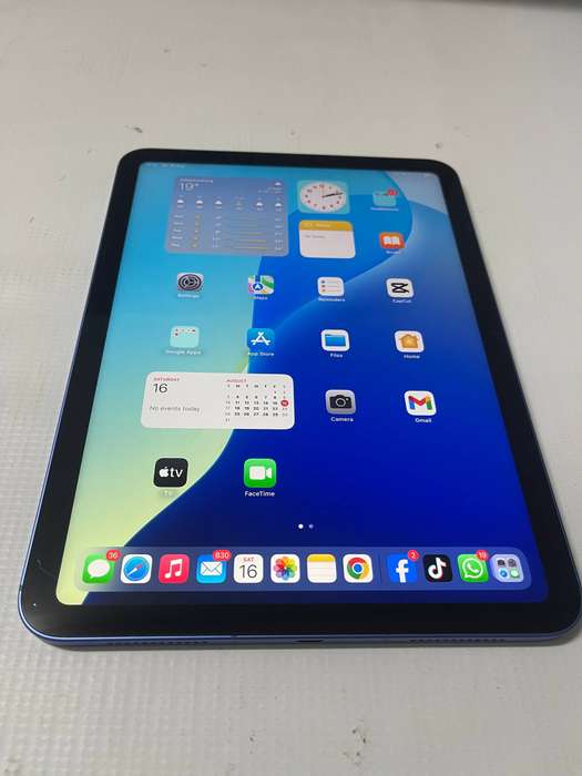 Apple iPad 10th Gen 64GB Wifi + Cellular - Blue - w/ Keyboard pouch - USB-C Cable