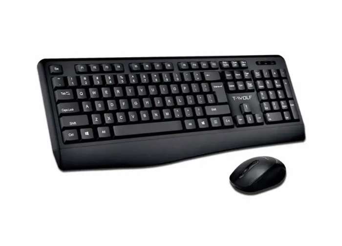 T-Wolf Wireless Keyboard and Mouse Combo TF-100