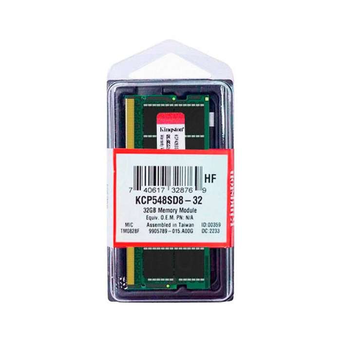 KINGSTON LAPTOP RAM DDR5 32GB SODIMM 4800MHz - KCP548SD8-32