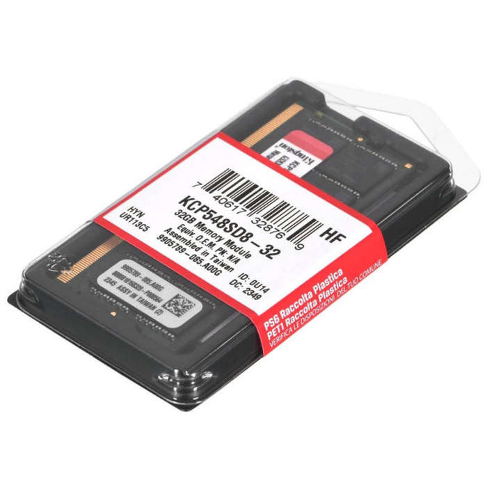 KINGSTON LAPTOP RAM DDR5 32GB SODIMM 4800MHz - KCP548SD8-32