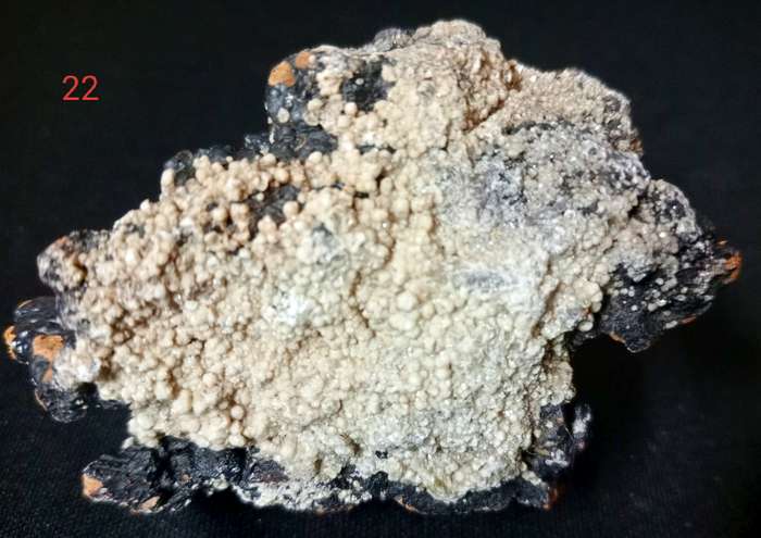 Acanthite/Calcite Crystals
