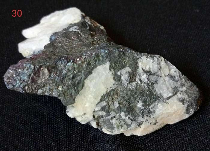Bornite/Quartz/Peacock Ore - Tsumeb