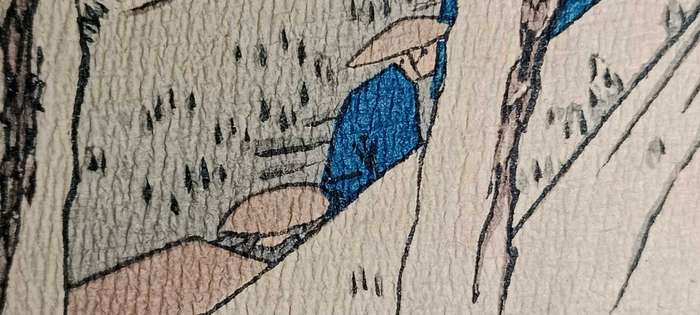 Exquisite Japanese woodblock print reproduction Edo-period master of ukiyo-e.