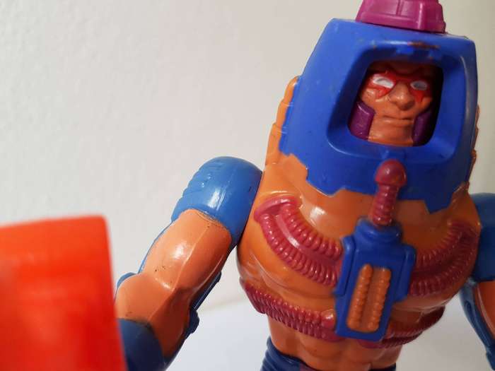 ORIGINAL MAN-E-FACES FROM 1982 - MEMBER OF HE-MAN'S HEROIC TEAM & MASTERS OF THE UNIVERSE-MOTU-MATTE