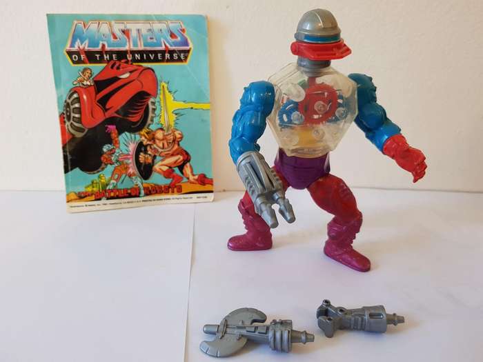 ORIGINAL 1984 ROBOTO ACTION FIGURE FROM THE MASTERS OF THE UNIVERSE - MOTU - MATTEL.