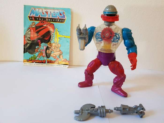 ORIGINAL 1984 ROBOTO ACTION FIGURE FROM THE MASTERS OF THE UNIVERSE - MOTU - MATTEL.