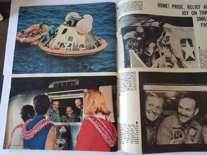 SCOPE MAGAZINE OF AUGUST 1969 - MOON LANDING.