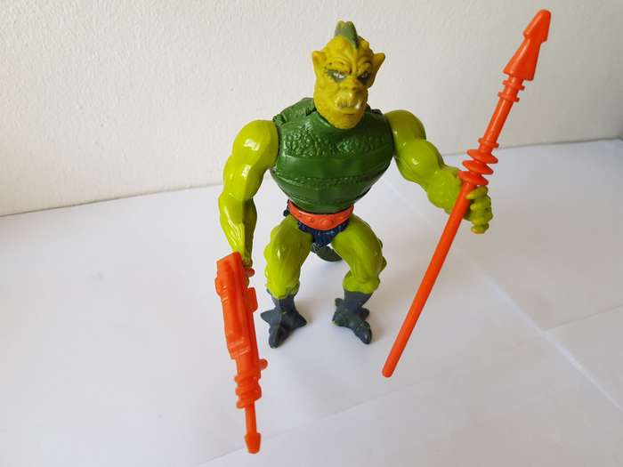 ORIGINAL WHIPLASH ACTION FIGURE FROM 1981 & MEMBER OF THE EVIL WARRIORS - MASTERS OF THE UNIVERSE.