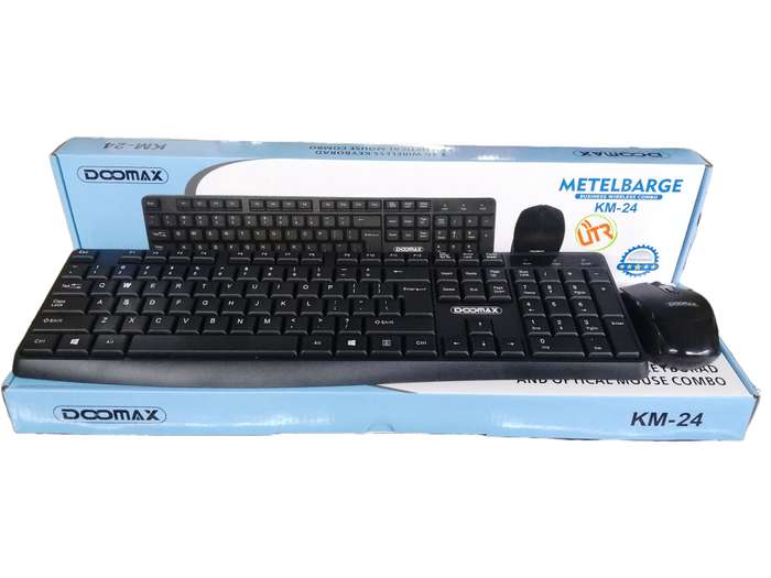 Wireless keyboard and optical mouse combo