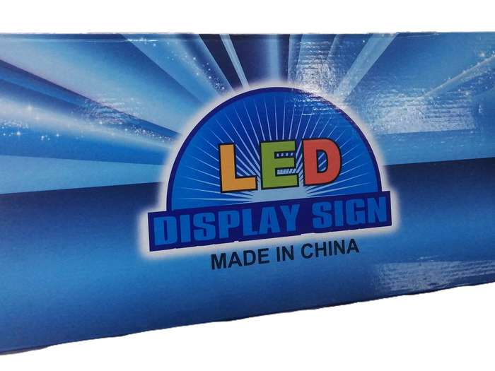 LED "Welcome Open" Sign Board  Multi-Color Flashing Light Display for Shops, Salons and Businesses