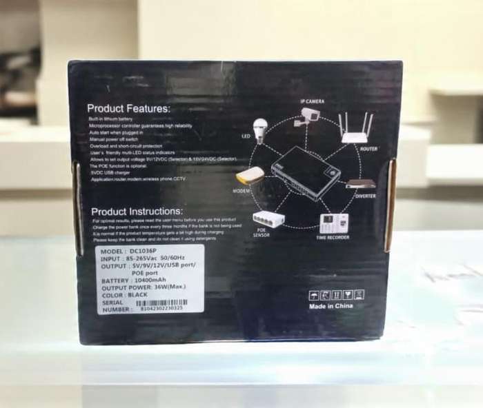 10400 mAh UPS