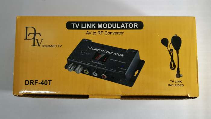 Tv link modulator AV to RF convertor [DRF-40T]