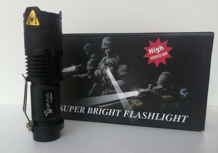 Super bright tactical flashlight