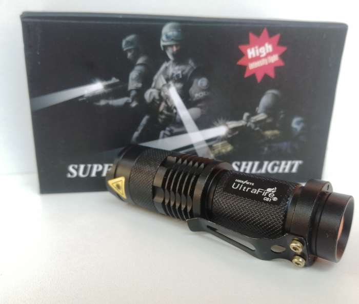 Super bright tactical flashlight