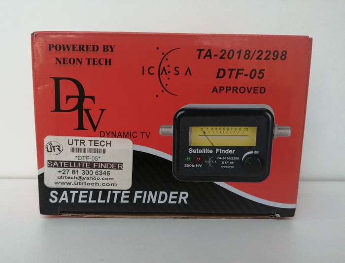 Satellite finder with led indicator