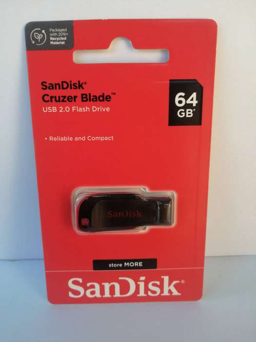 SanDisk Cruzer Blade 64GB USB Flash Drive