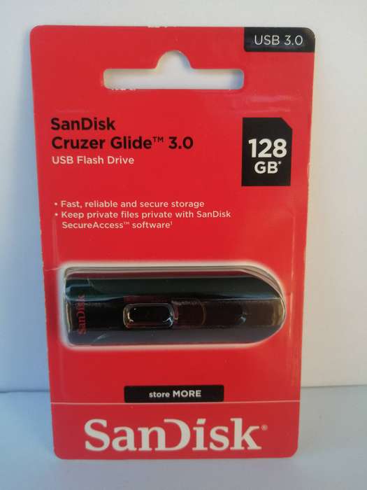 SanDisk Cruzer Glide 3.0 USB Flash Drive - 128GB