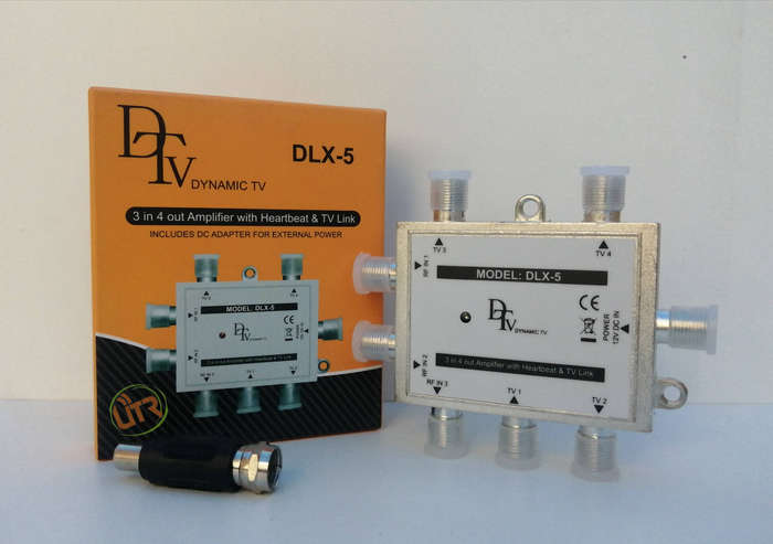 3in 4out amplifier with heartbeat and tv link