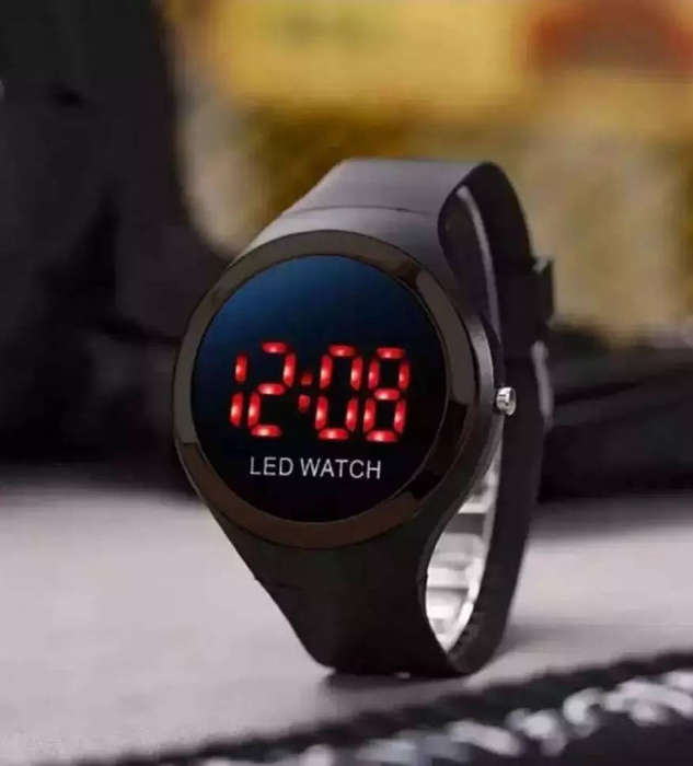 Stylish Digital LED Watch  Red Display