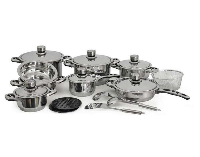 Mafy 21 Piece Stainless Steel Pot Set