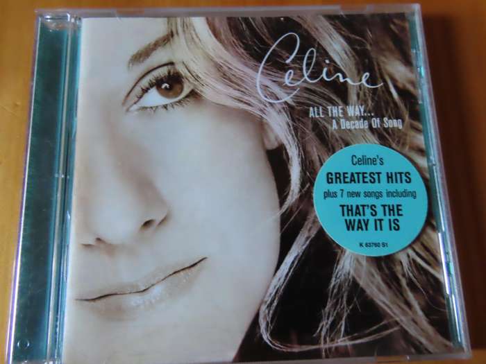 CD - Celine Dion - Celine All The Way A Decade of Song