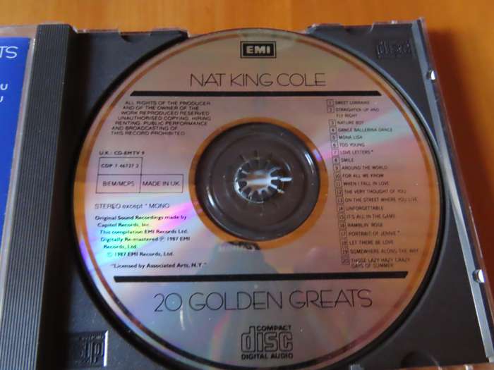 CD - Nat King Cole - 20 Golden Greats