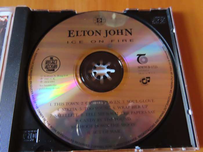 CD - Elton John - Ice On Fire