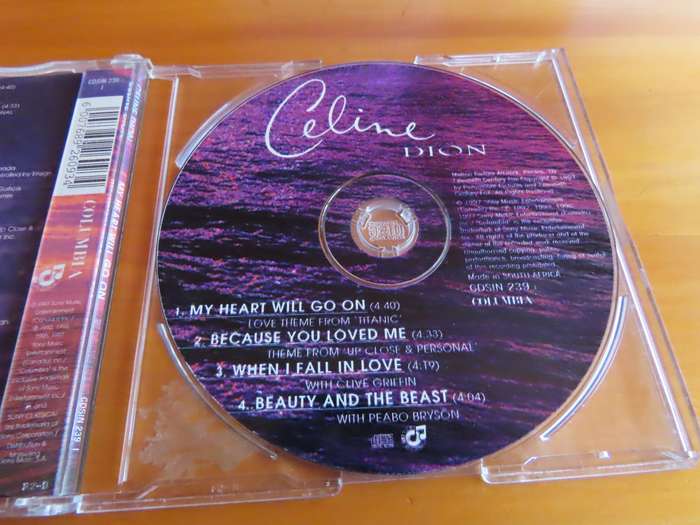 CD - Celine Dion - My Heart Will Go On