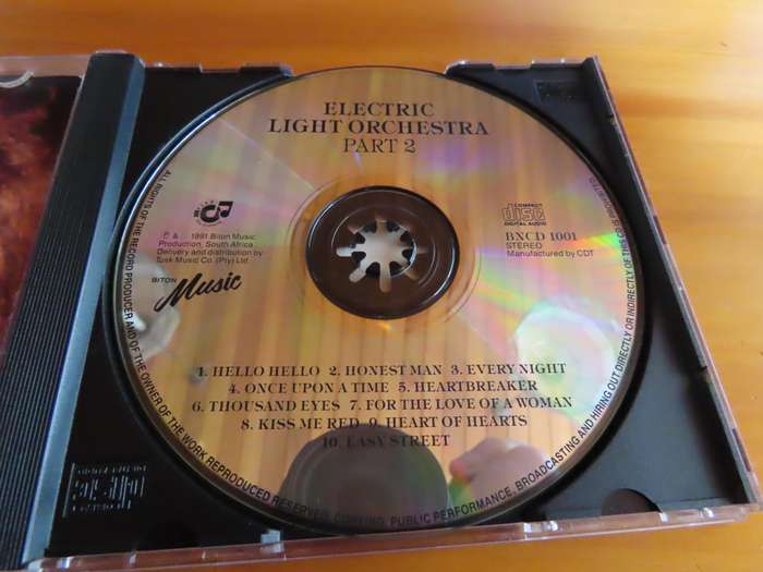 CD - Electric Light Orchestra - Part 2