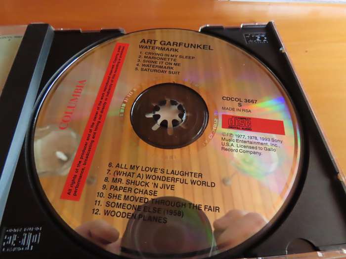 CD - Art Garfunkel - Watermark