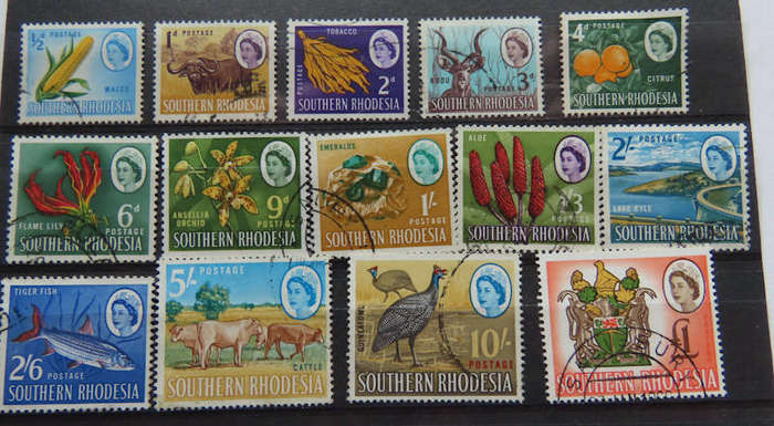 Southern Rhodesia - 1964 Definitive Set Used