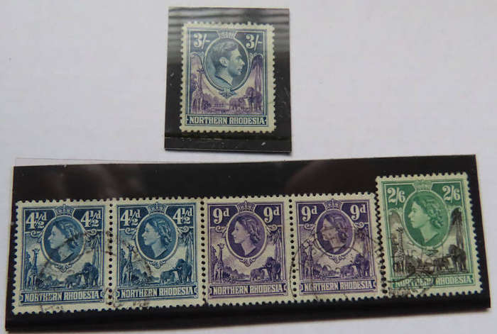 Northern Rhodesia - Job Lot Mint and Used Stamps