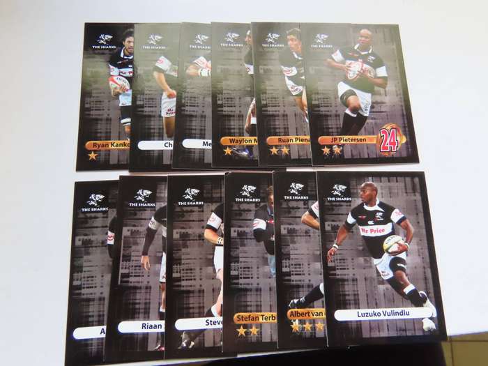 Rugby - 30 Sharks Cards