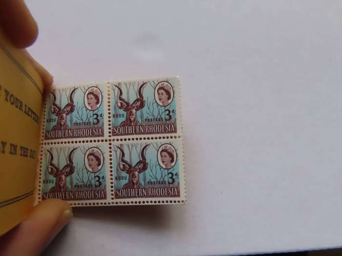 Southern Rhodesia - 1964 Booklet, and 1967 Rhodesia Booklet plus 46c Booklets B and D