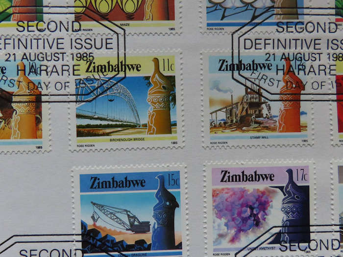 Zimbabwe - Job Lot First Day Covers