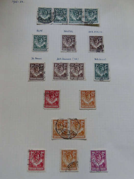 Northern Rhodesia - Job Lot Mint and Used Stamps
