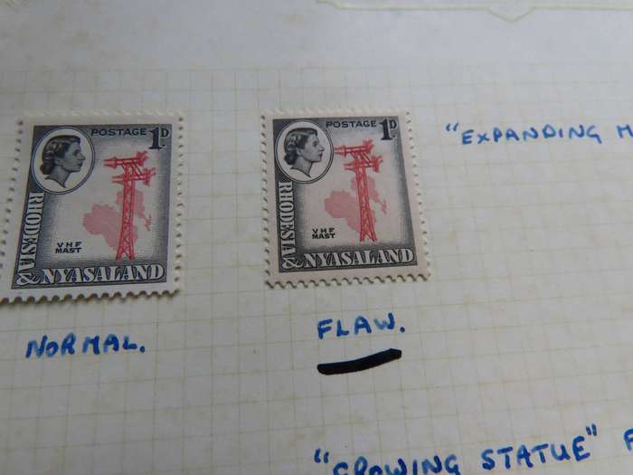 Rhodesia -Job Lot Stamp Errors