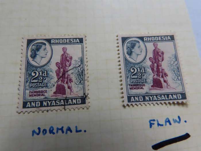 Rhodesia -Job Lot Stamp Errors