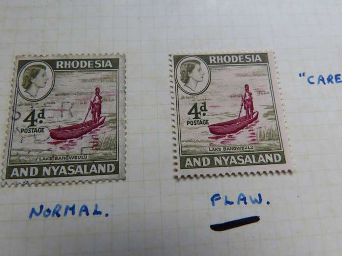 Rhodesia -Job Lot Stamp Errors