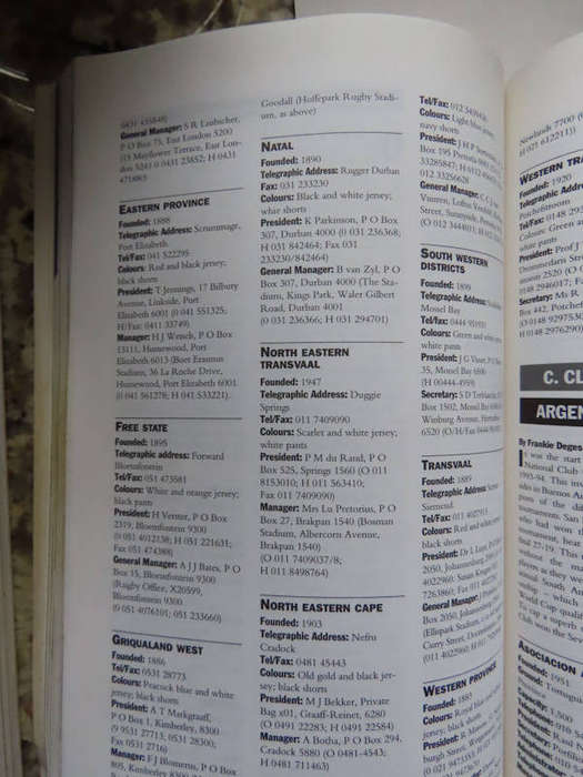Rugby - 1995 - The International Rugby Almanack Book
