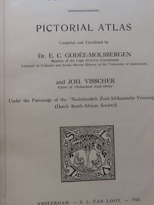 South African History Told In Pictures - 1913 Hard Cover