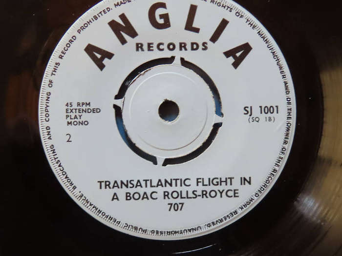 British Airways - B.O.A.C. - 707 Flight To New York EP Record