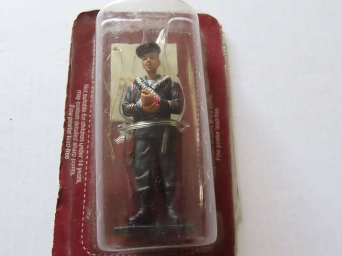 Del Prado - Encased Military Model -Naval Infantryman - USSR 1941