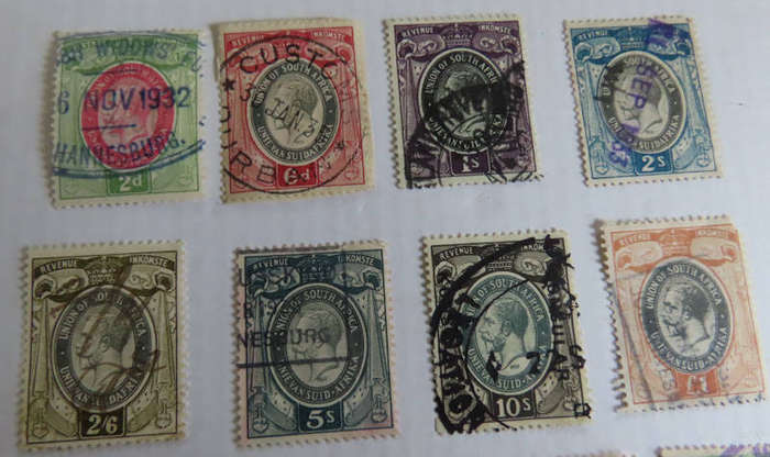 South Africa - 16 Different Revenue Stamps