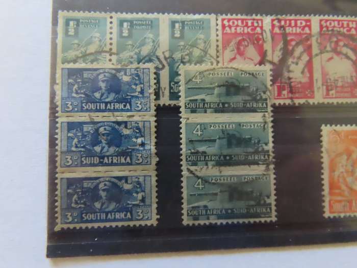 South Africa - 1942-1944 War Effort Reduced Size Used Set 8