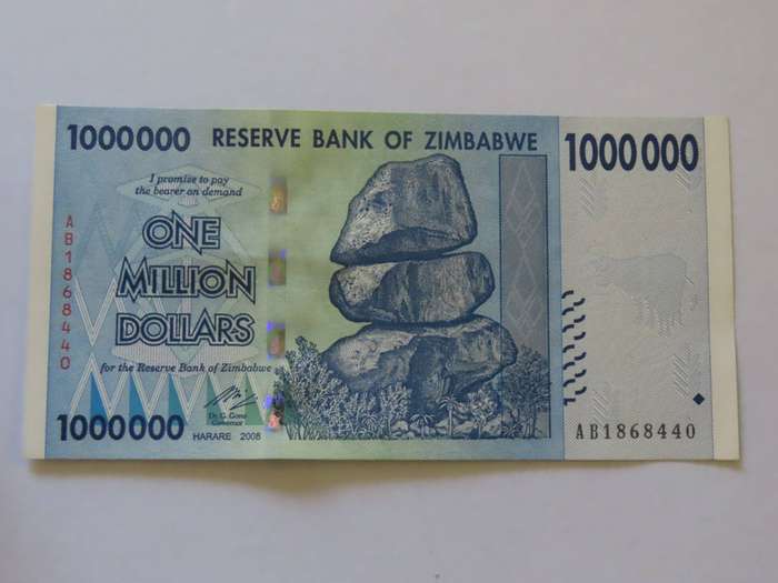 Zimbabwe - Third Issue 2007-2008 $1,000,000 in Sequence UNC - DrG. Gono Governor