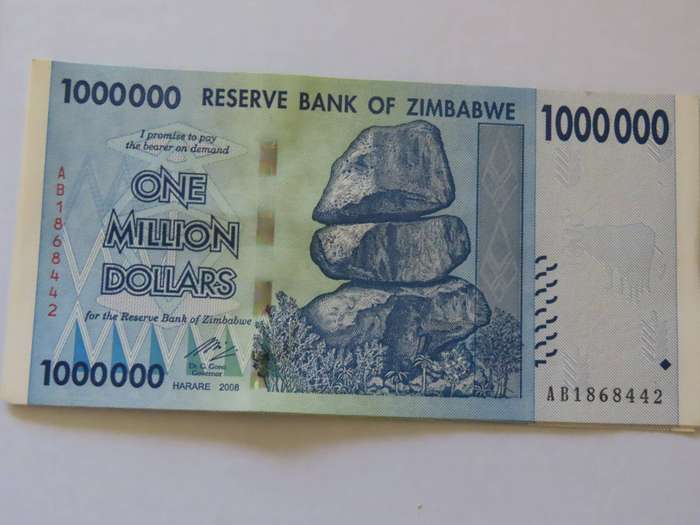 Zimbabwe - Third Issue 2007-2008 $1,000,000 in Sequence UNC - DrG. Gono Governor