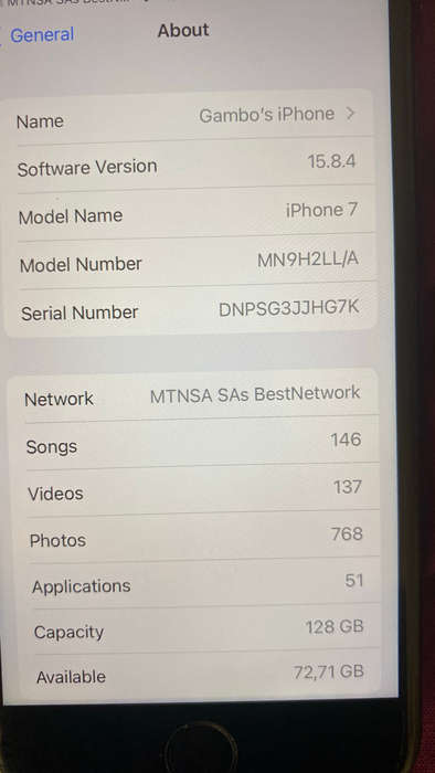 Iphone 7 128gb