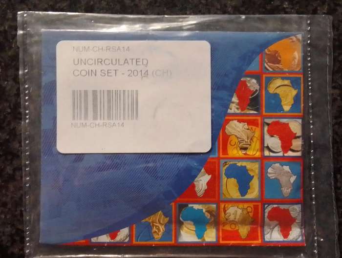 2014 South African Uncirculated Coin Set in sealed bag from the mint