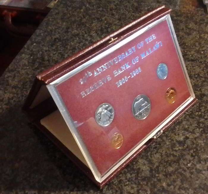 20th Anniversary of the Malawi Reserve Bank 1965 - 1985 Proof Coin Set
